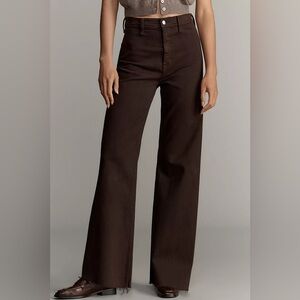 NWT Pistola Denim Penny Wide Leg Jean in Mocha (Size 24)